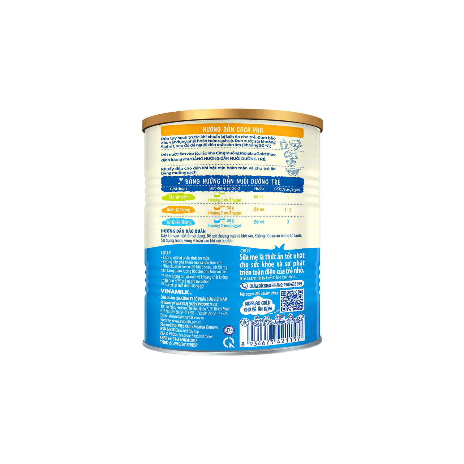 Bột ăn dặm Ridielac Gold Gạo Sữa 350g