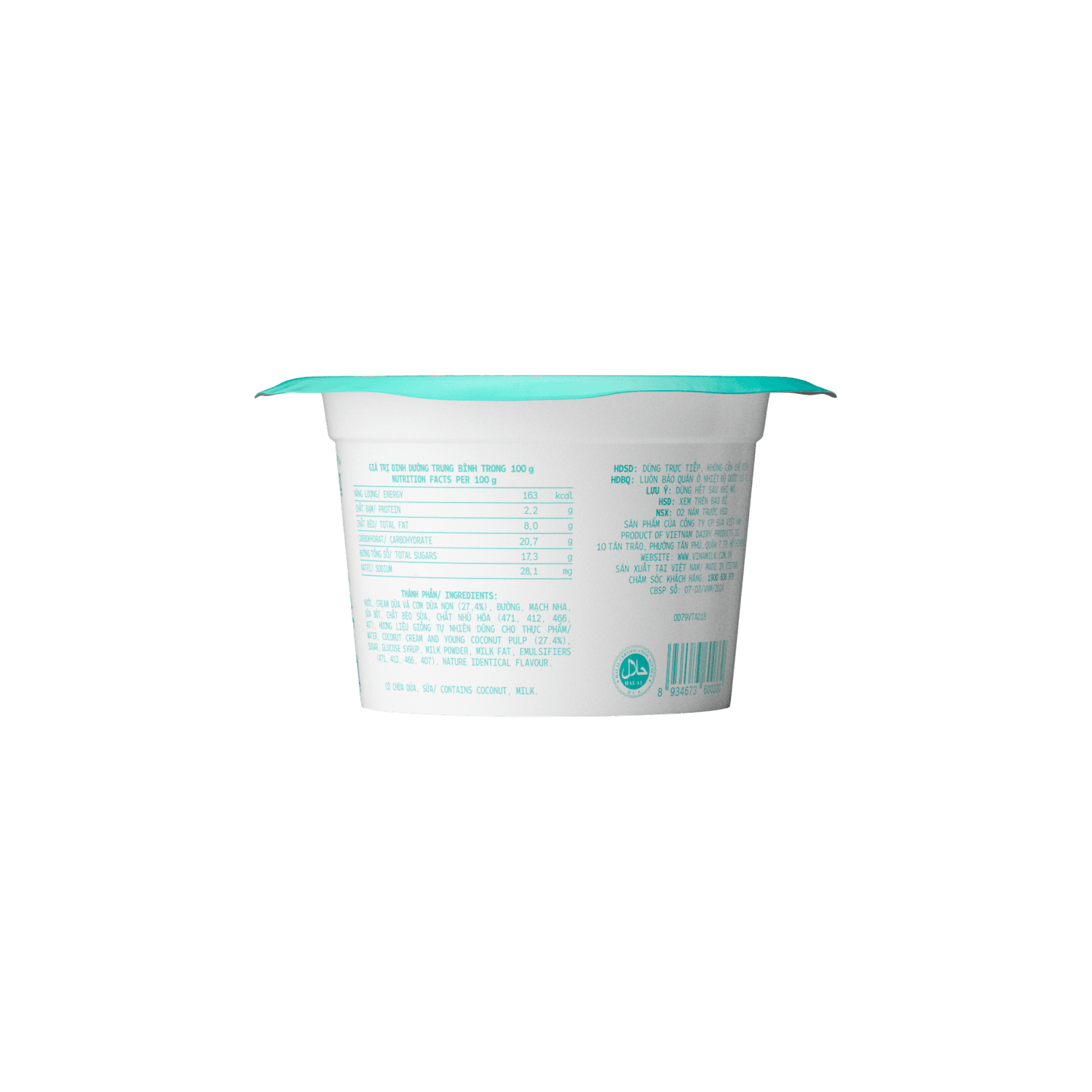 Kem hộp Vinamilk Dừa 90ml