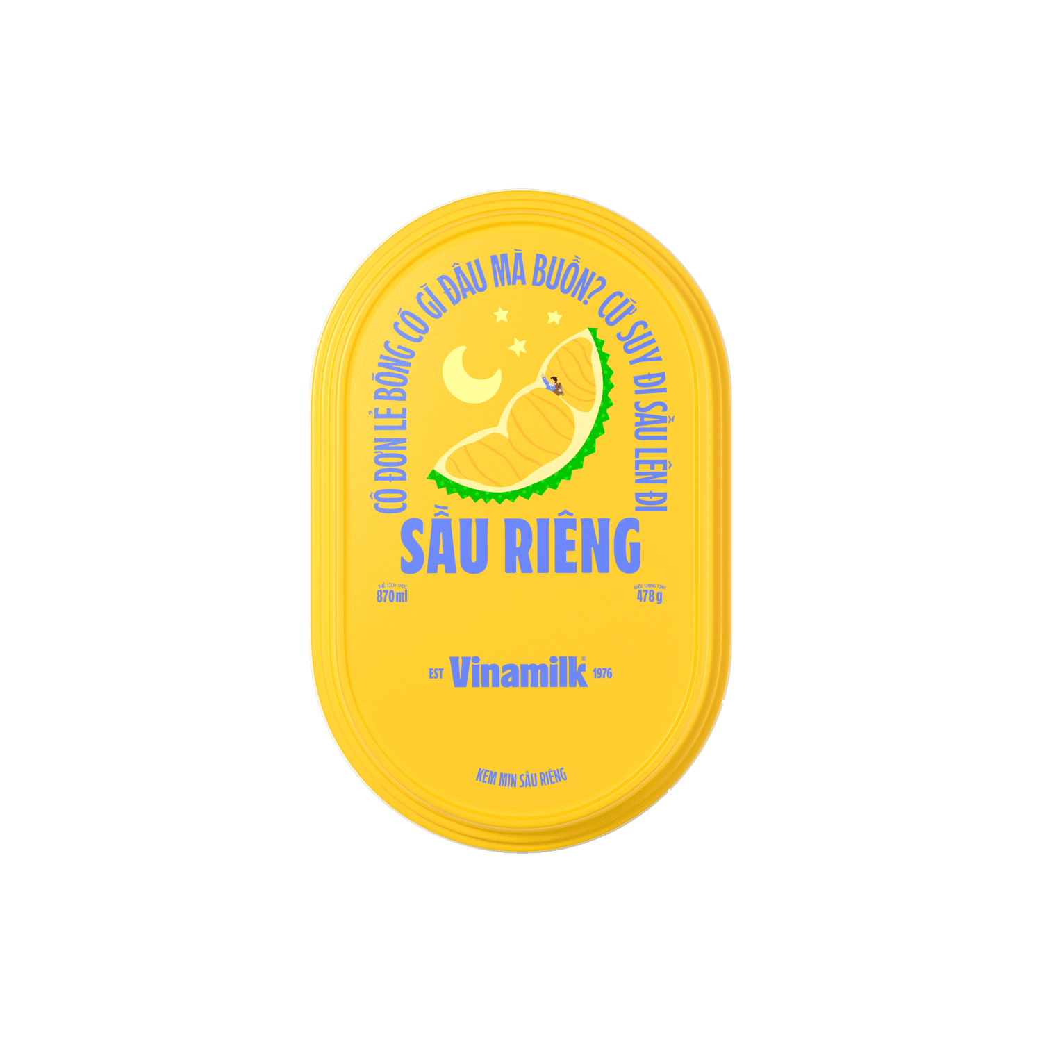 Kem hộp Vinamilk Sầu riêng 870ml