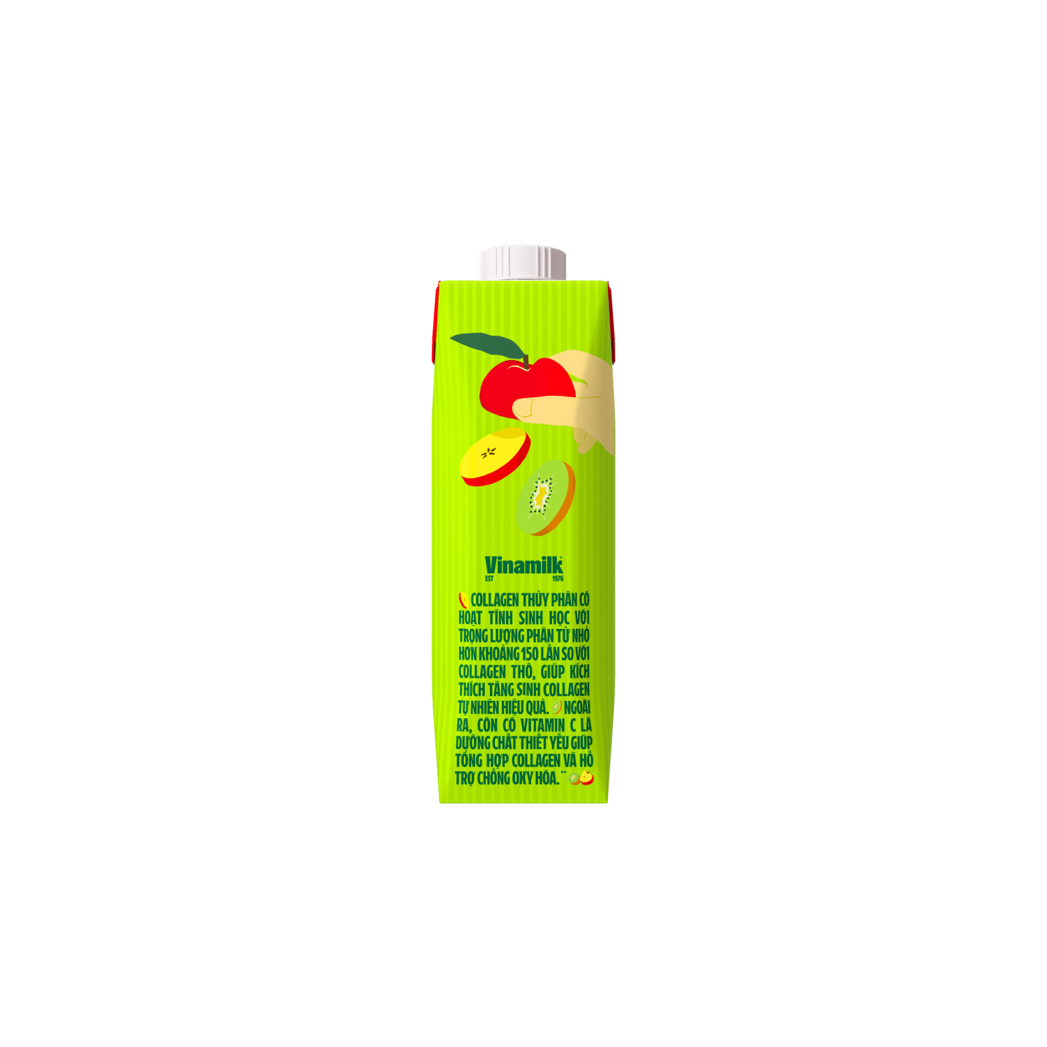 Nước ép Vinamilk Kiwi Táo Collagen 275ml