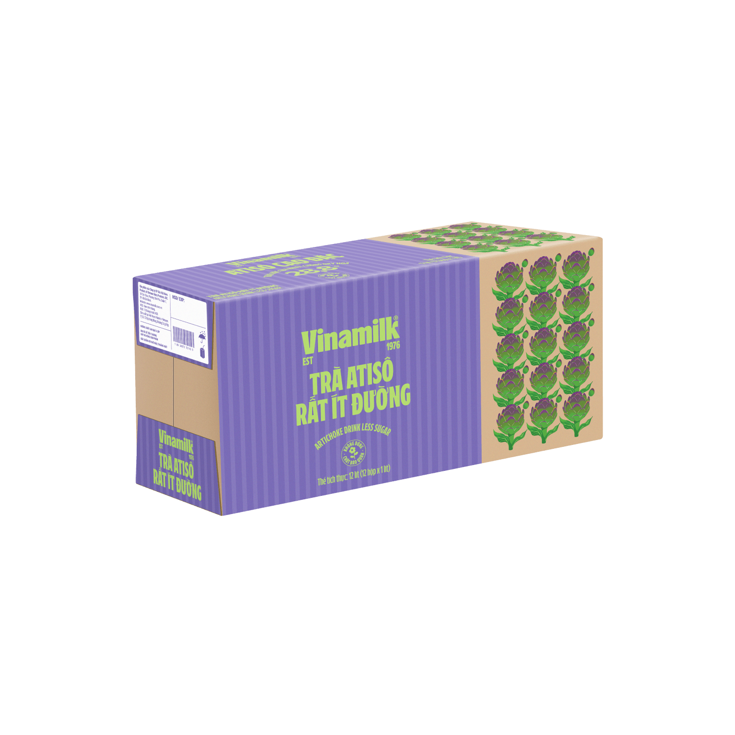 Trà Vinamilk Atisô Rất ít đường 1L