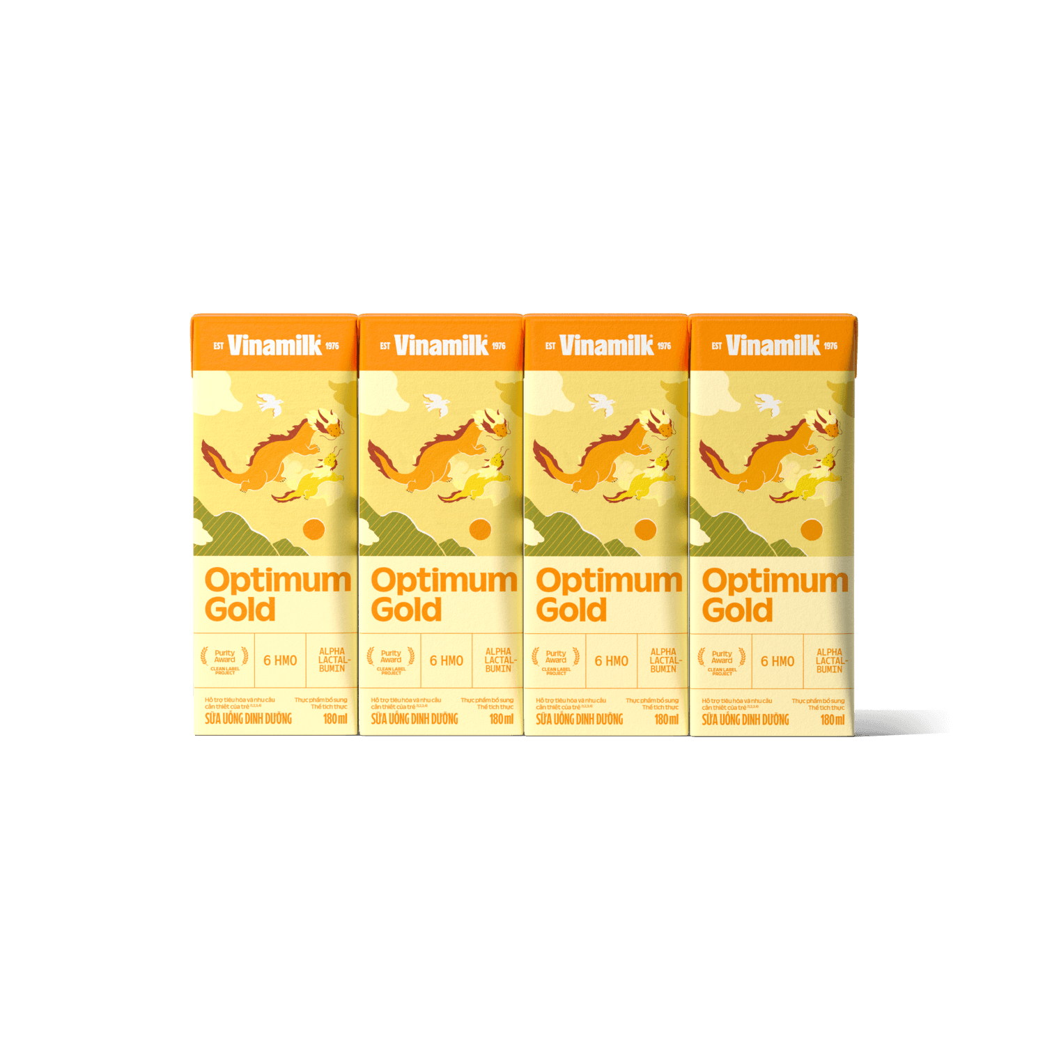 Sữa bột trẻ em pha sẵn Optimum Gold (trên 1 tuổi) 180ml