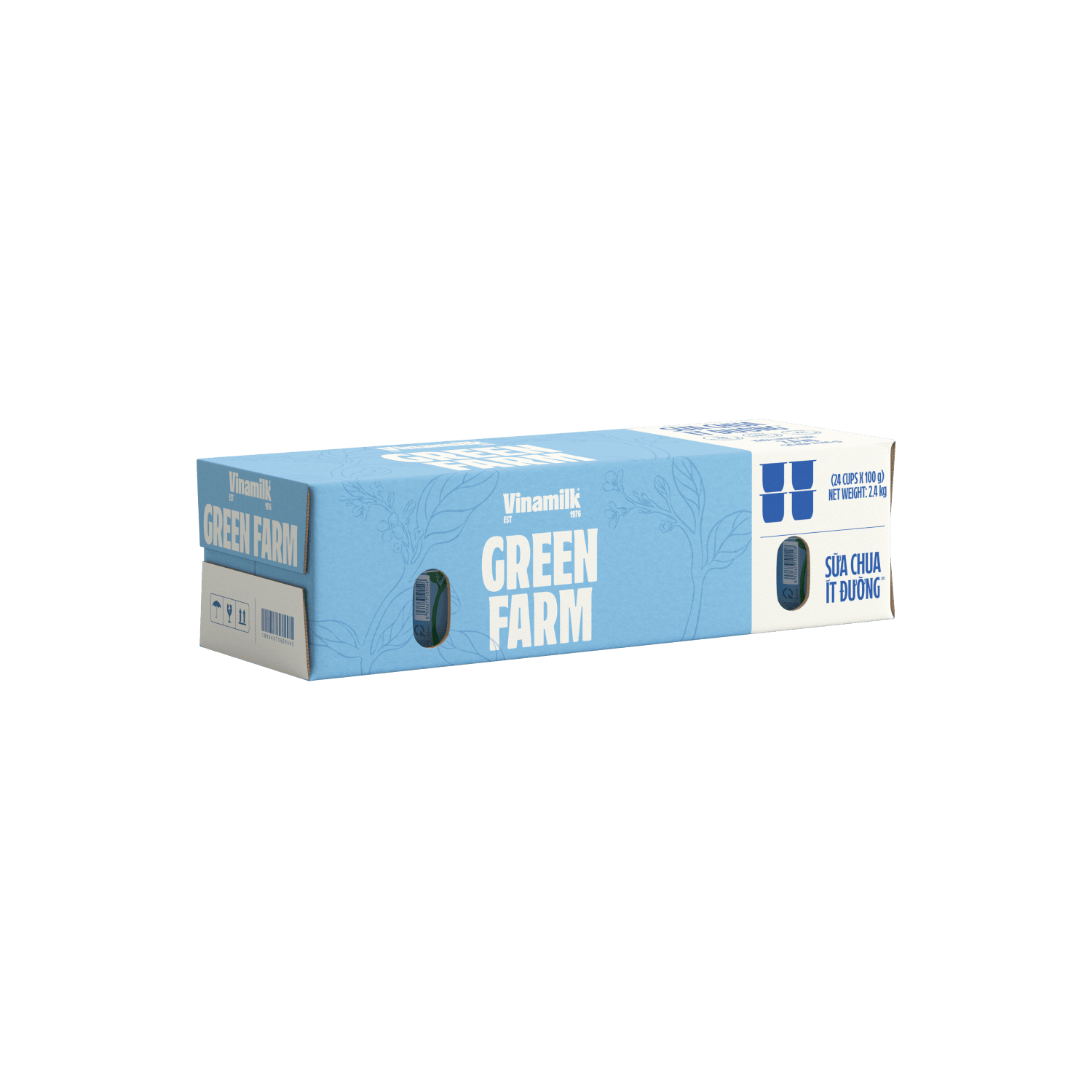 Sữa chua ăn Green Farm Ít đường 100g