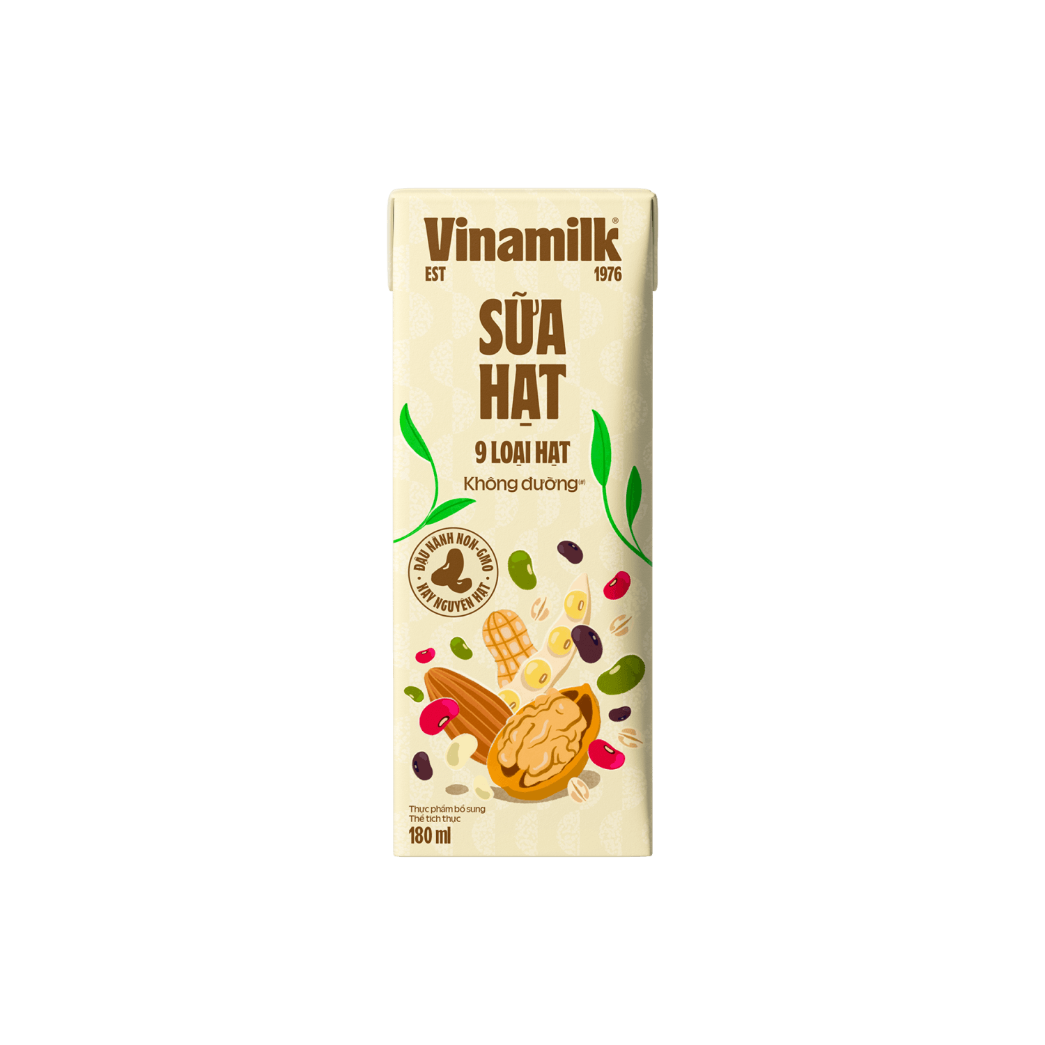Sữa hạt Vinamilk 9 loại hạt không đường 180ml