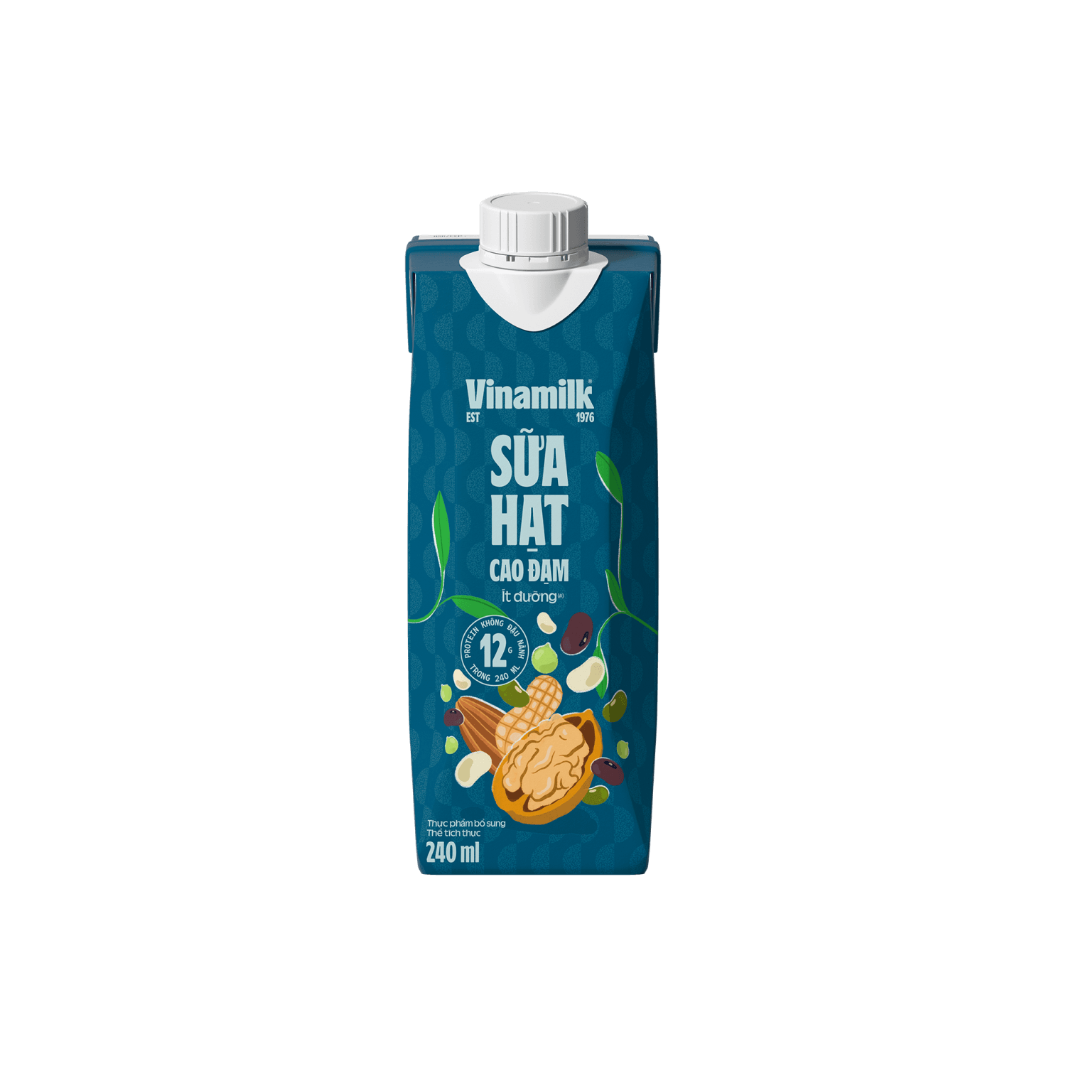 Sữa hạt Vinamilk Cao Đạm ít đường 240ml
