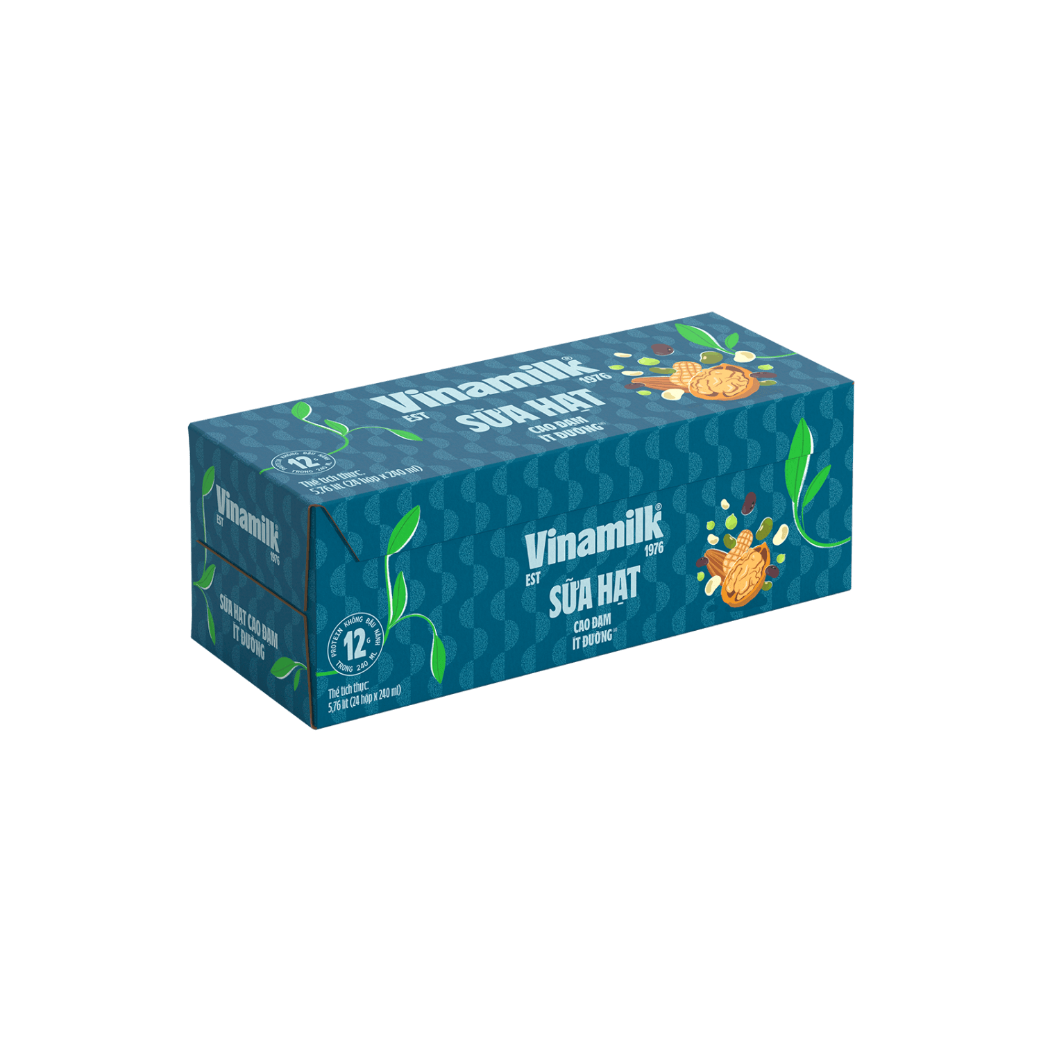 Sữa hạt Vinamilk Cao Đạm ít đường 240ml