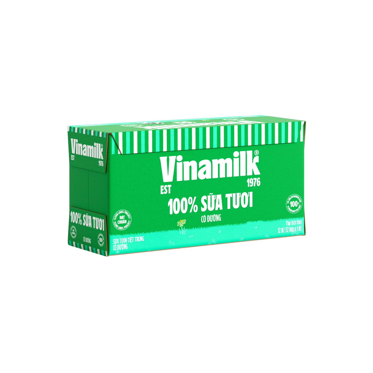 Sữa tươi tiệt trùng 100% Có đường 1L
