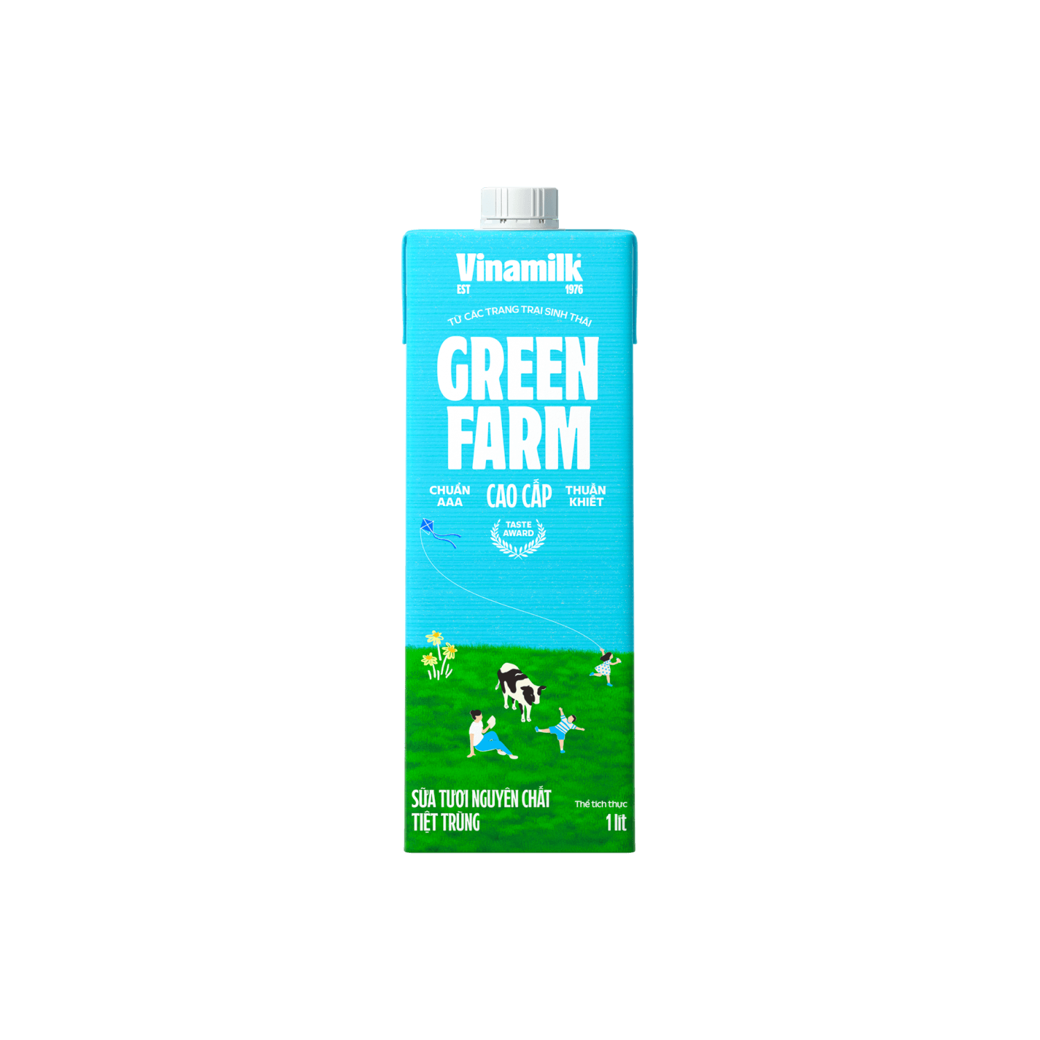 Sữa tươi tiệt trùng Green Farm Không đường 1L