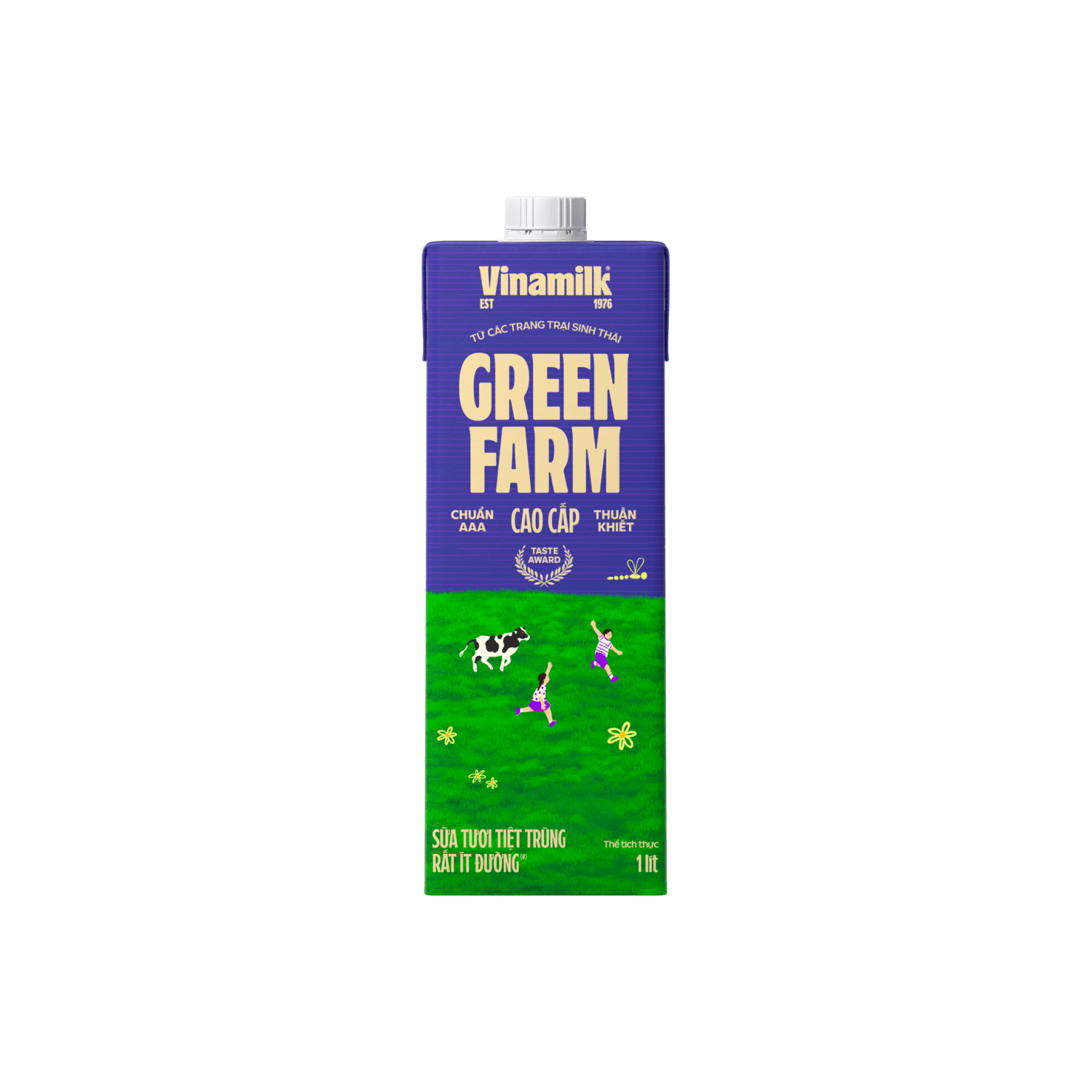 Sữa tươi tiệt trùng Green Farm Rất ít đường 1L