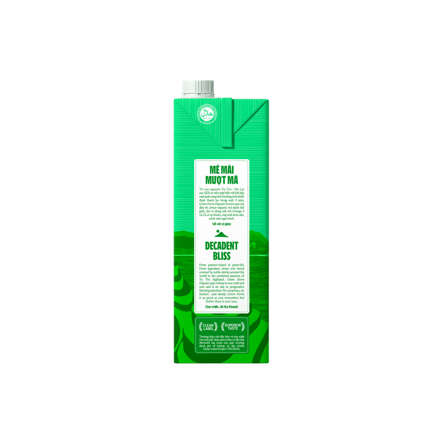Sữa tươi tiệt trùng Green Farm Organic 1L