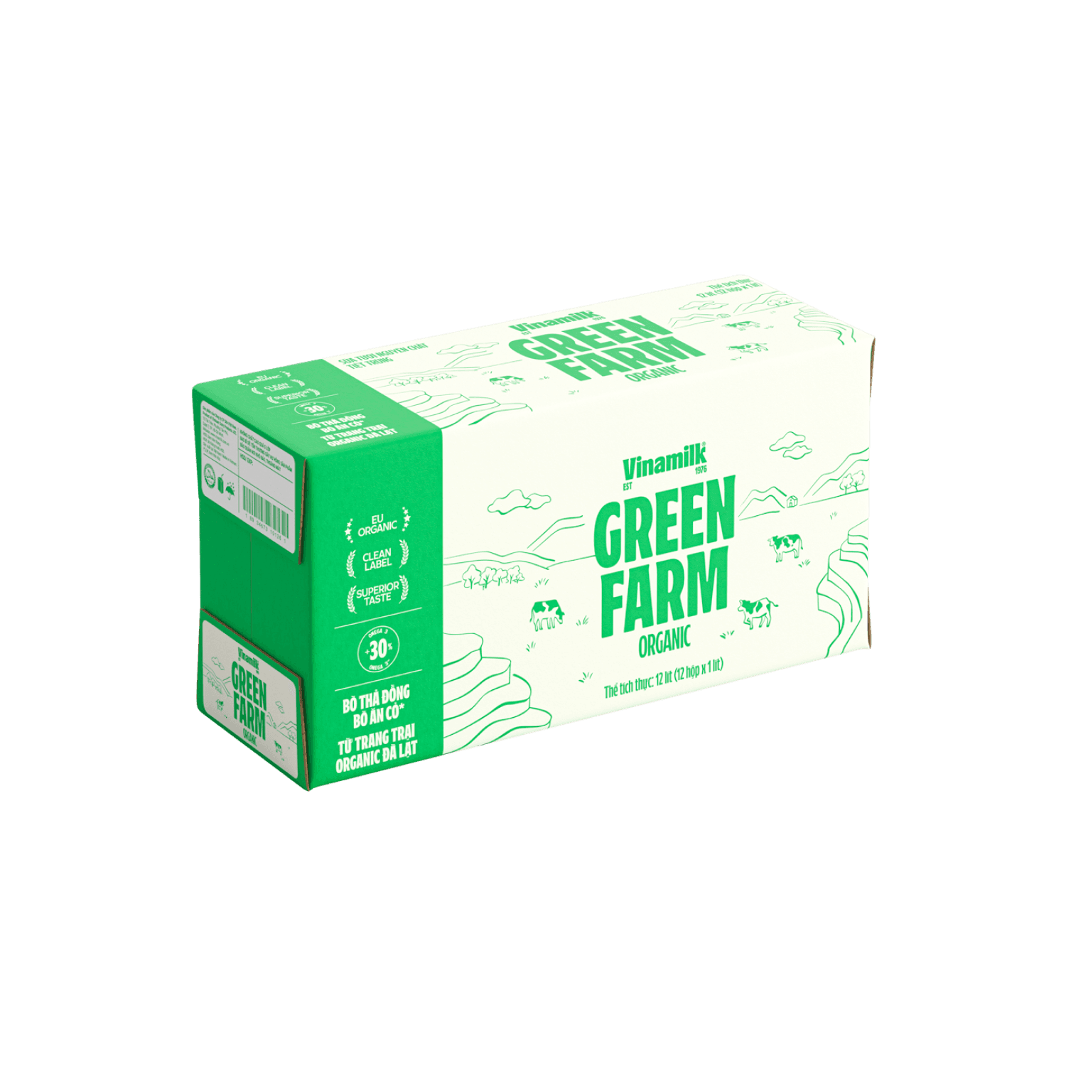 Sữa tươi tiệt trùng Green Farm Organic 1L
